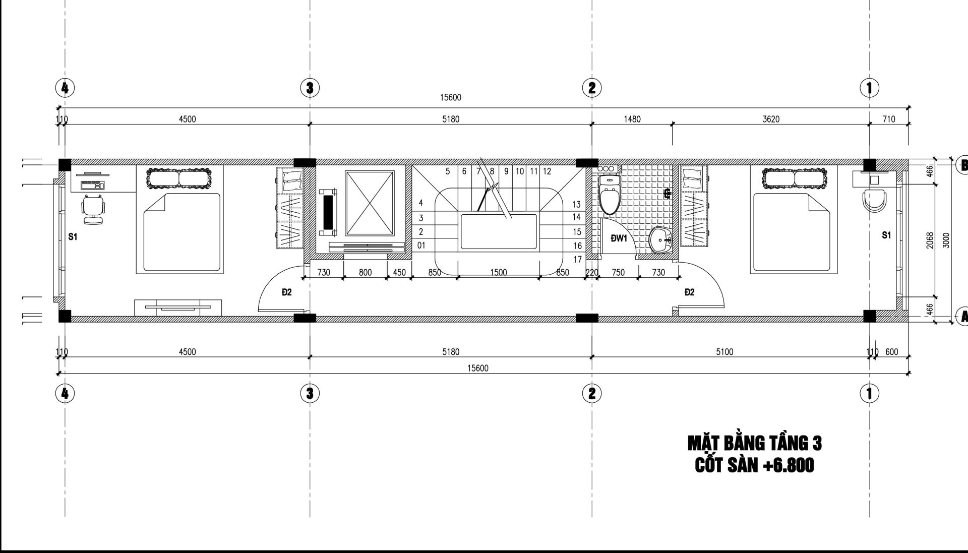 BAN VE THANG MAY /THANG MAY CANH THANG BO NHA 3 X 15